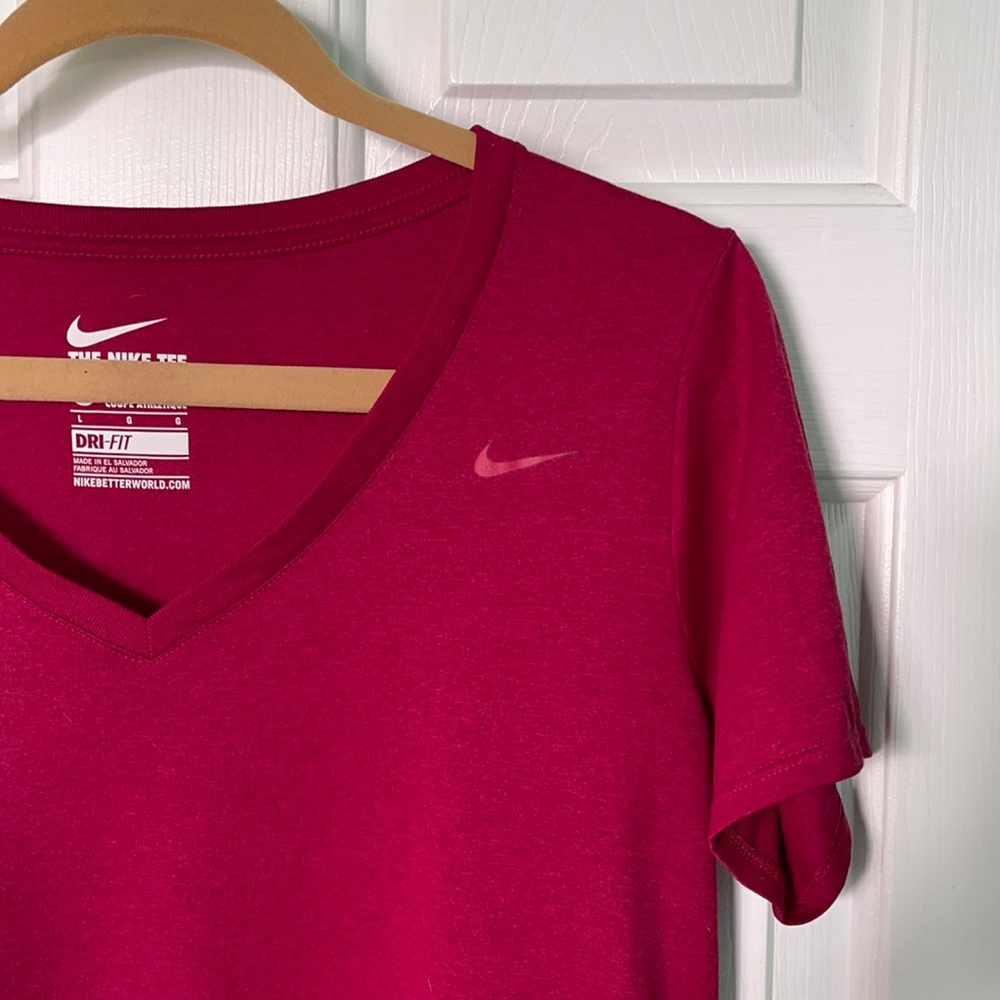Maroon Nike Dri-Fit Tee